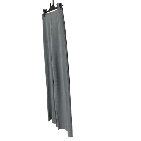Vince Grey High Waisted Ribbed Flare Pants Size XXS - Picture 4 of 7